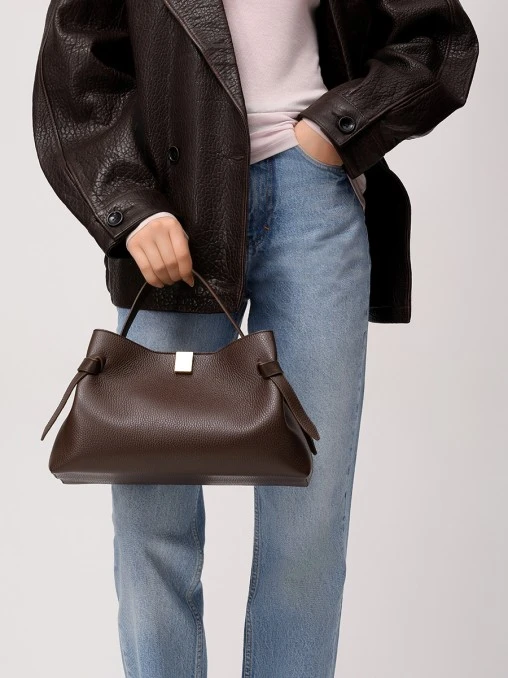 Сумка кожаная Gyoza YUZEFI