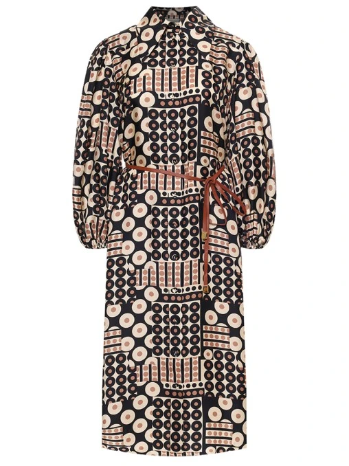 Платье шелковое ZIMMERMANN