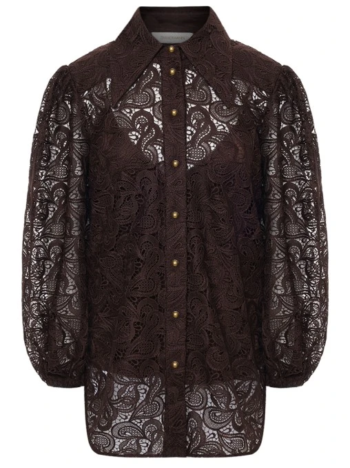 Блуза кружевная ZIMMERMANN