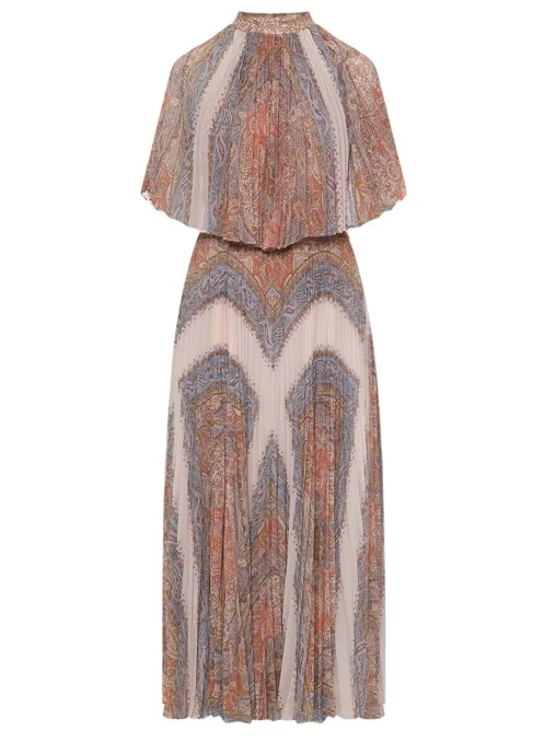 Платье плиссированное ZIMMERMANN