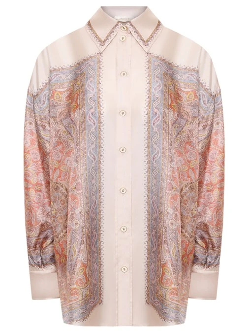 Блуза шелковая ZIMMERMANN