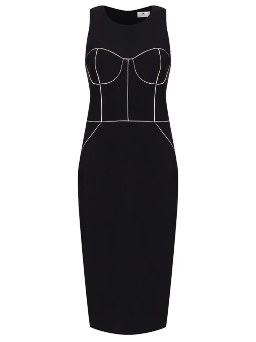 Платье-футляр из крепа ELISABETTA FRANCHI