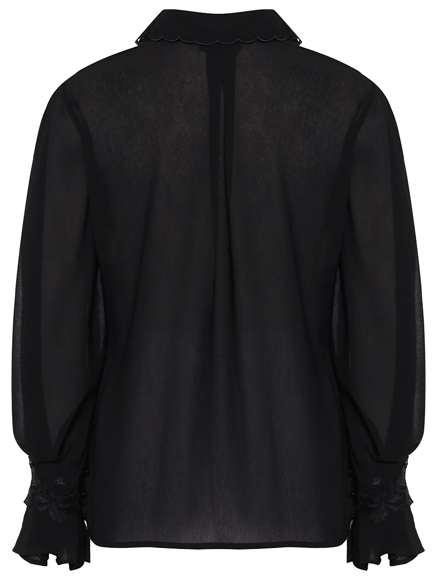 Блуза однотонная