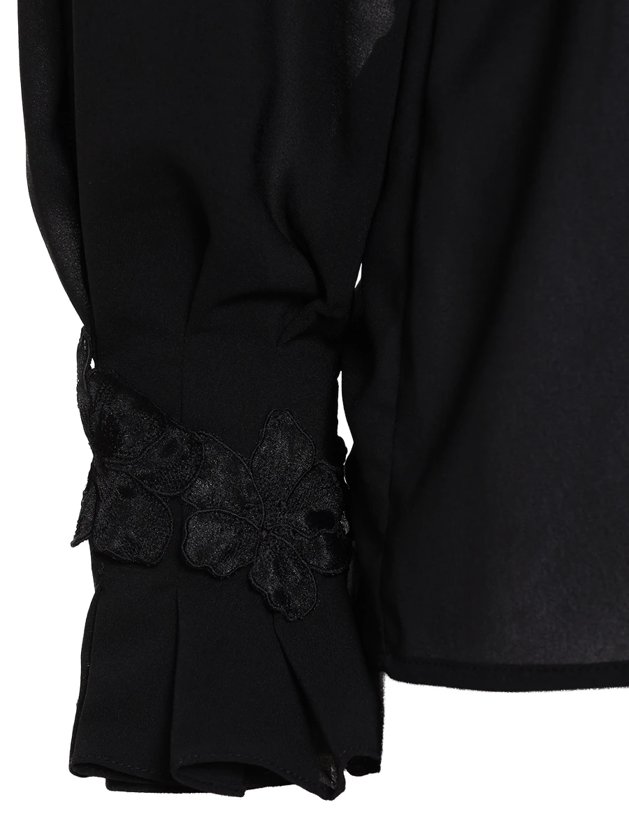 Блуза однотонная