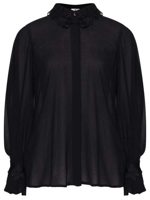 Блуза однотонная ELISABETTA FRANCHI