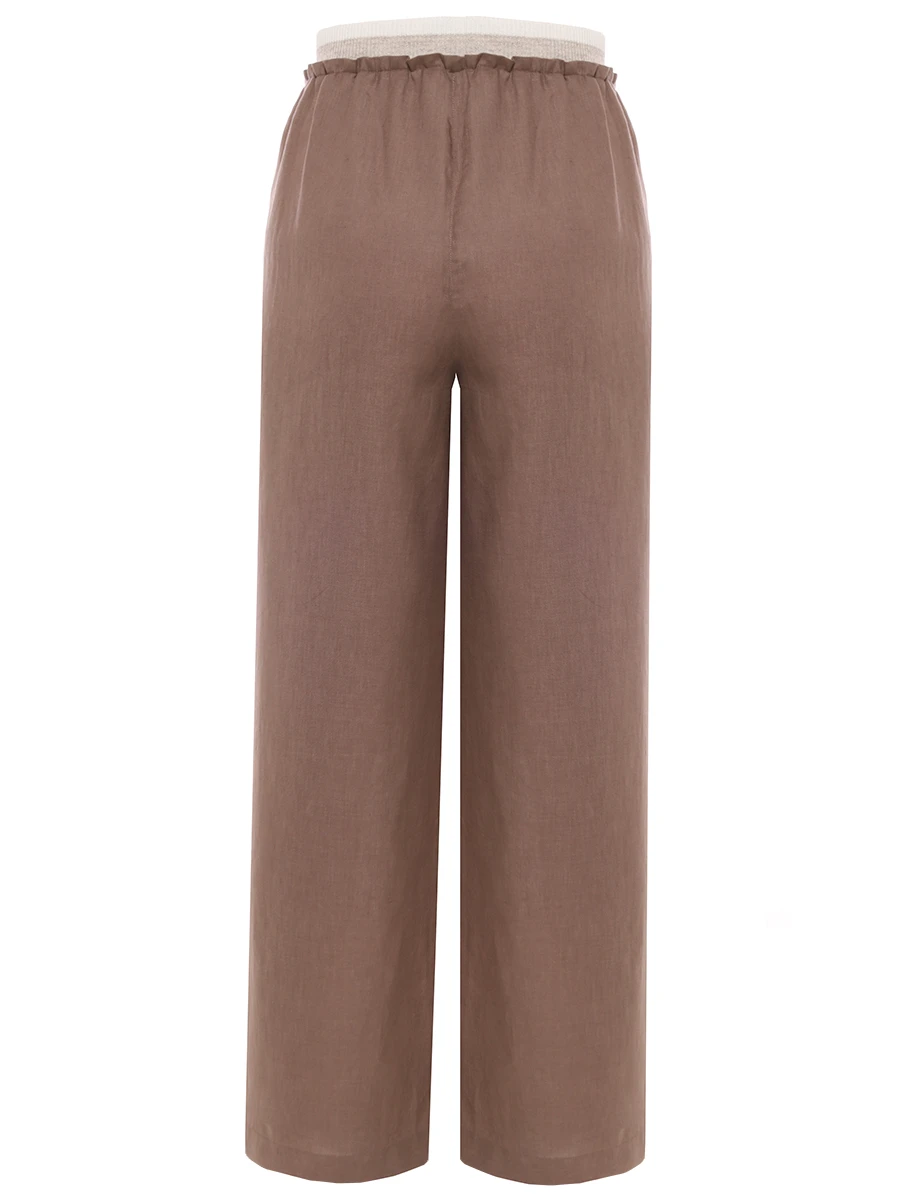 Брюки льняные