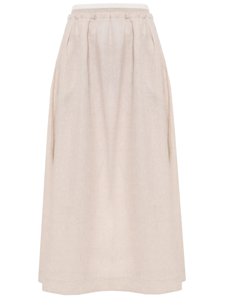 Юбка льняная