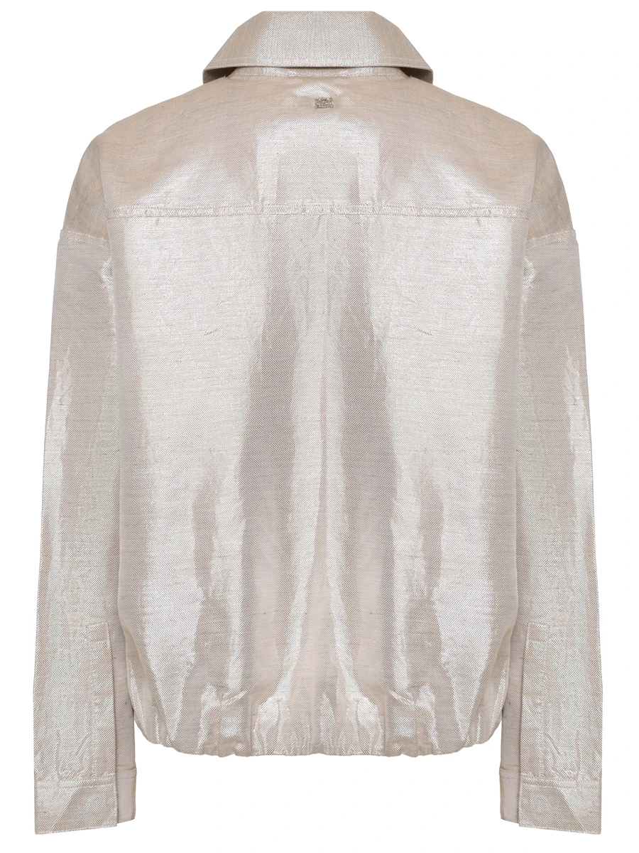 Куртка из хлопка и льна