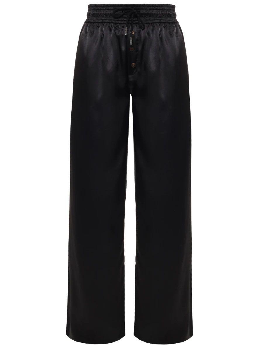 Брюки атласные