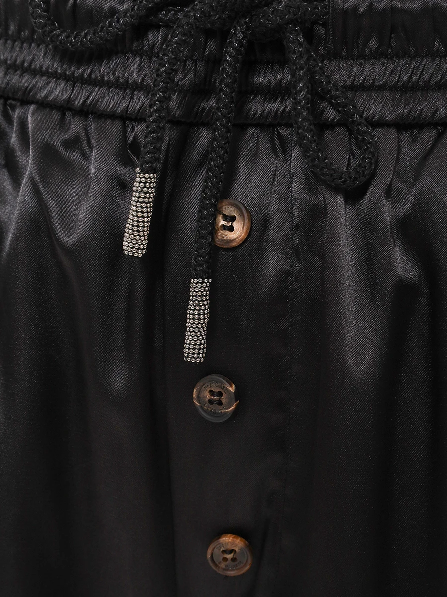 Брюки атласные