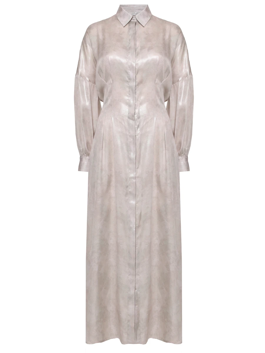 Платье однотонное