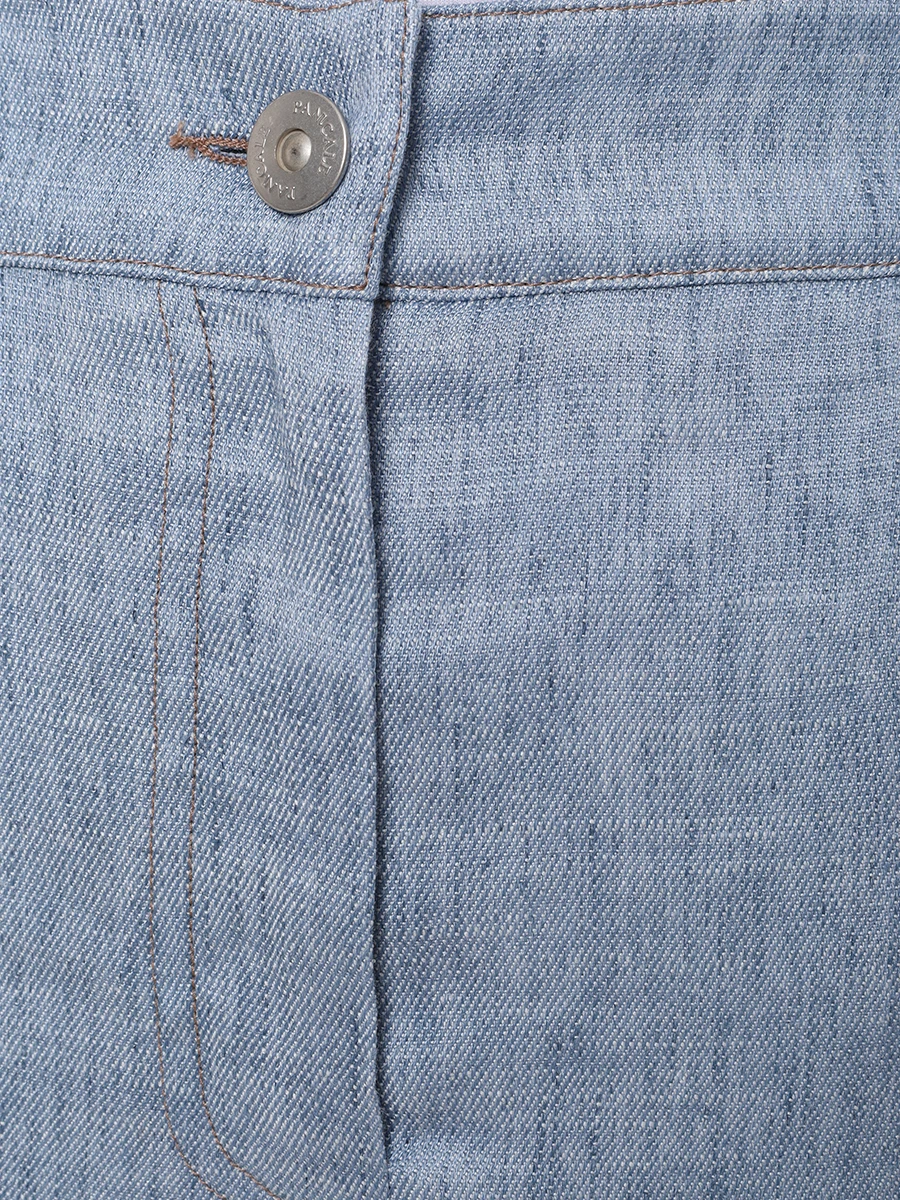 Юбка из вискозы и льна