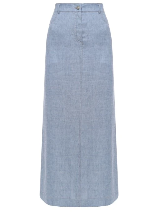 Юбка из вискозы и льна PANICALE