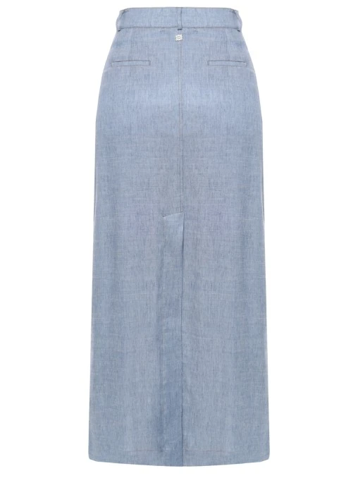 Юбка из вискозы и льна PANICALE