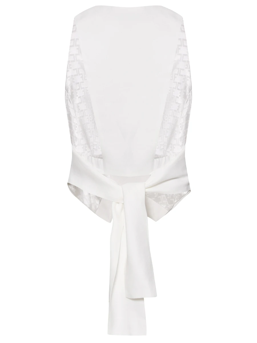 Жилет из вискозы и льна