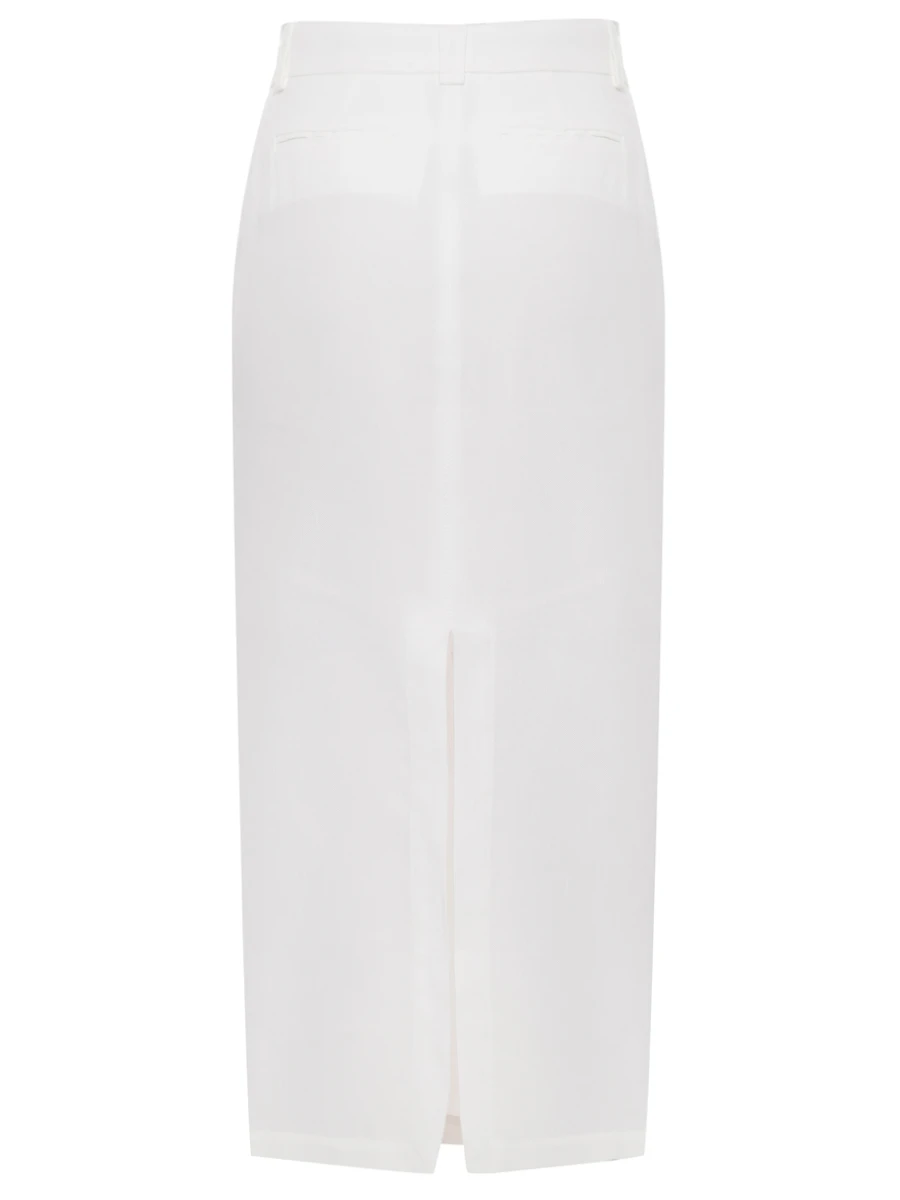 Юбка изо льна и вискозы