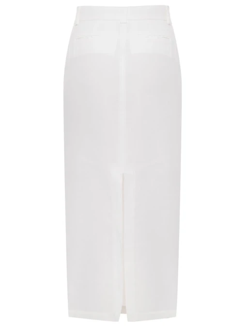 Юбка изо льна и вискозы ELISABETTA FRANCHI