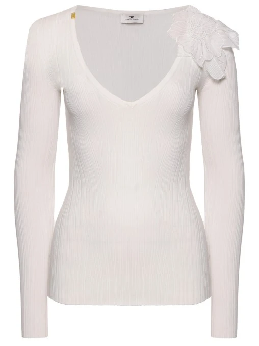 Пуловер из лиоцелла ELISABETTA FRANCHI