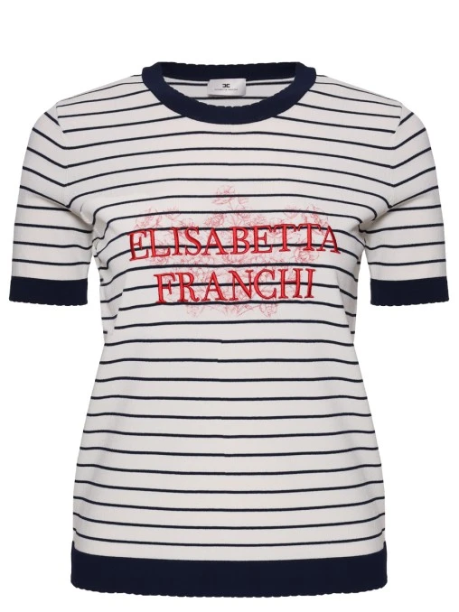 Футболка из вискозы ELISABETTA FRANCHI