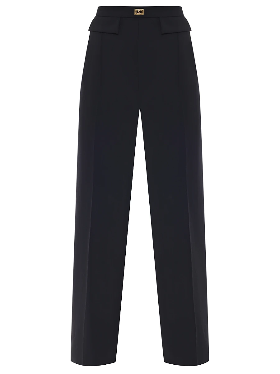 Брюки однотонные