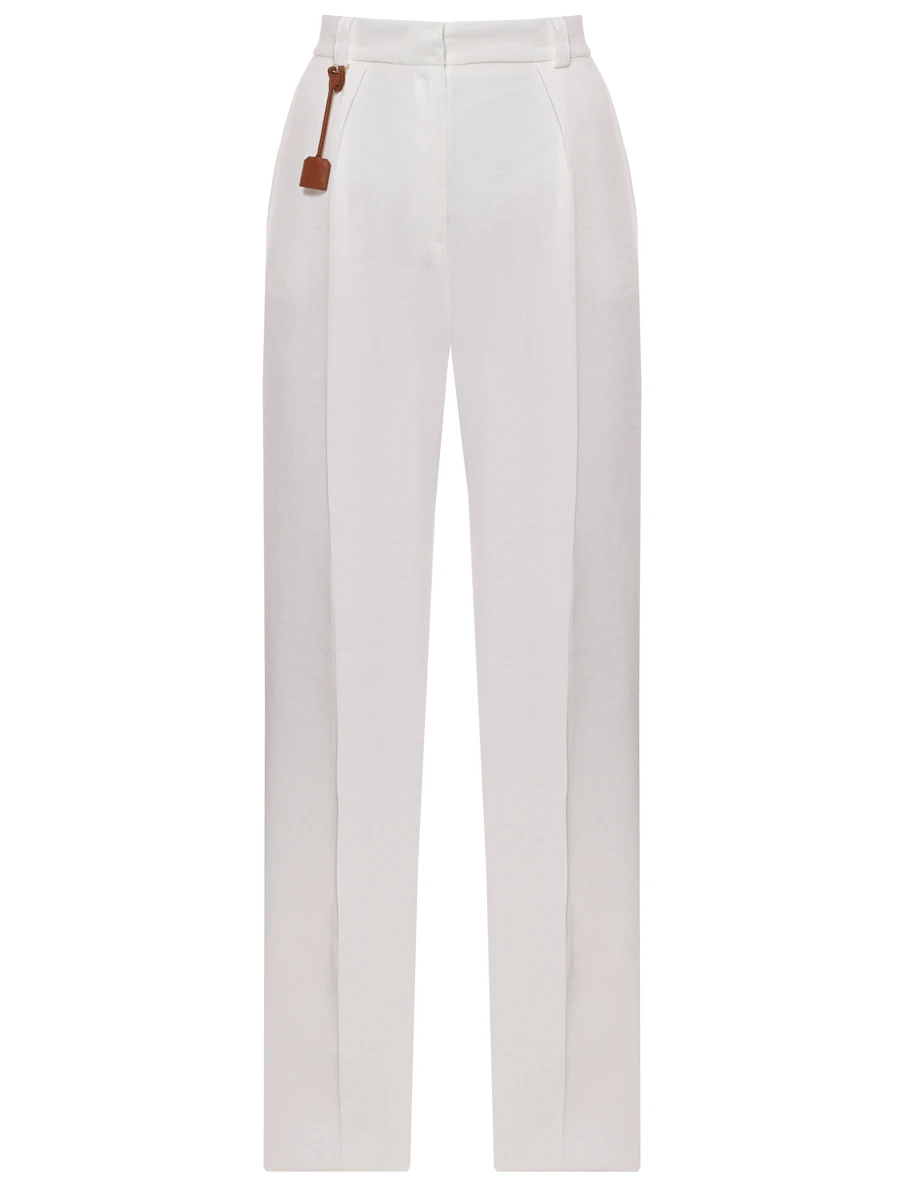 Брюки из вискозы и льна