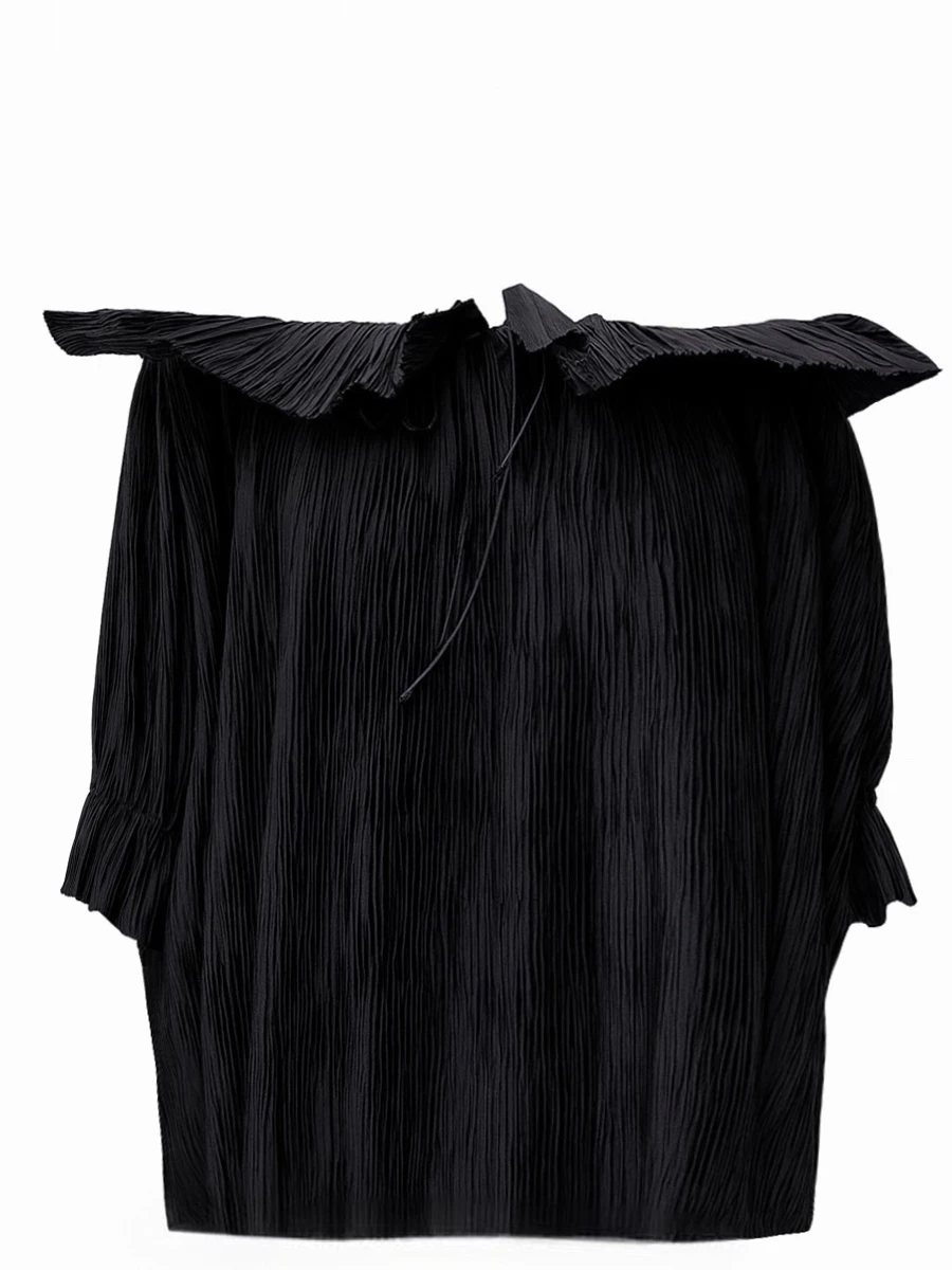 Блуза HERITAGE PLEATED однотонная
