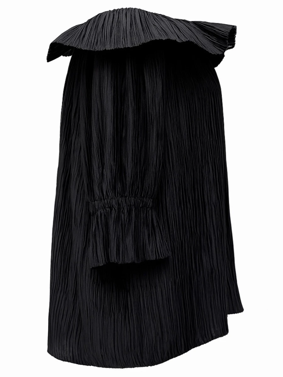 Блуза HERITAGE PLEATED однотонная