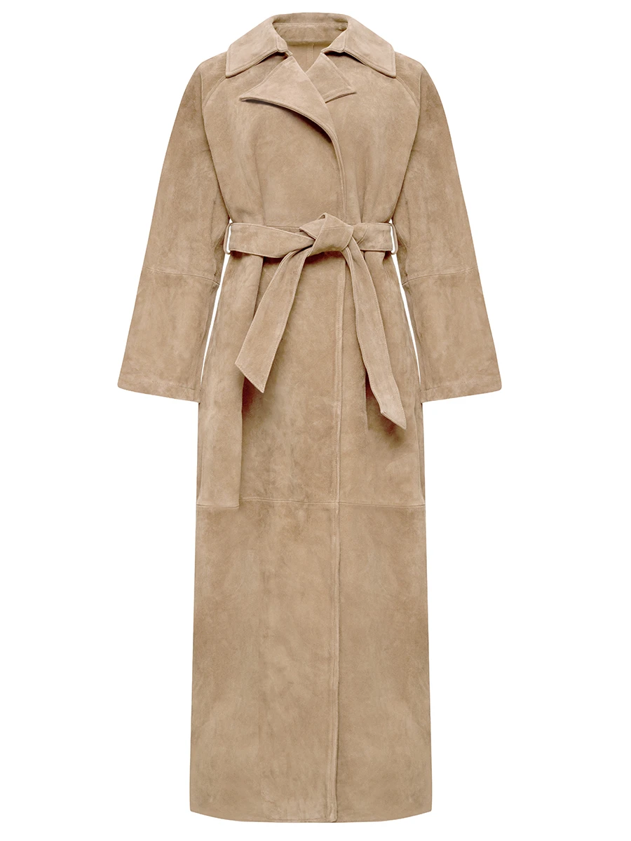 Тренч из замши
