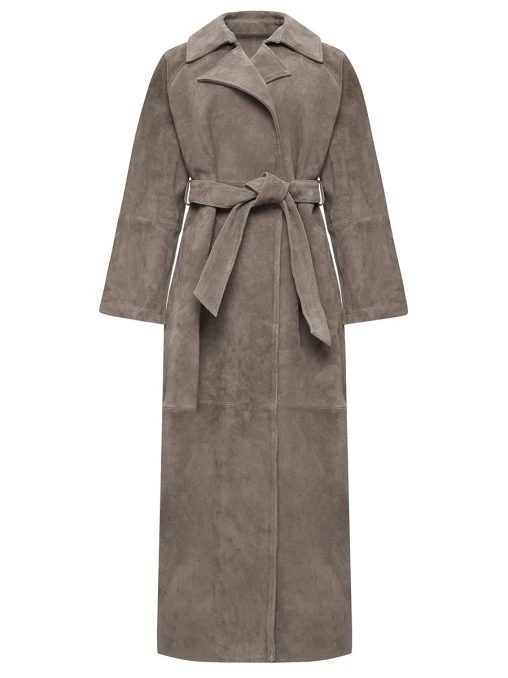Тренч из замши ALVICHI