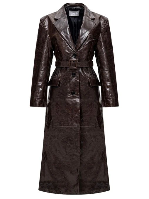 Тренч кожаный ALVICHI