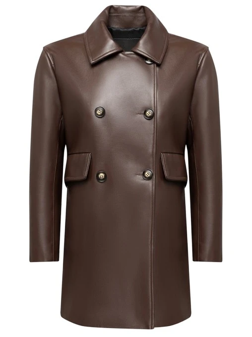 Тренч кожаный ALVICHI