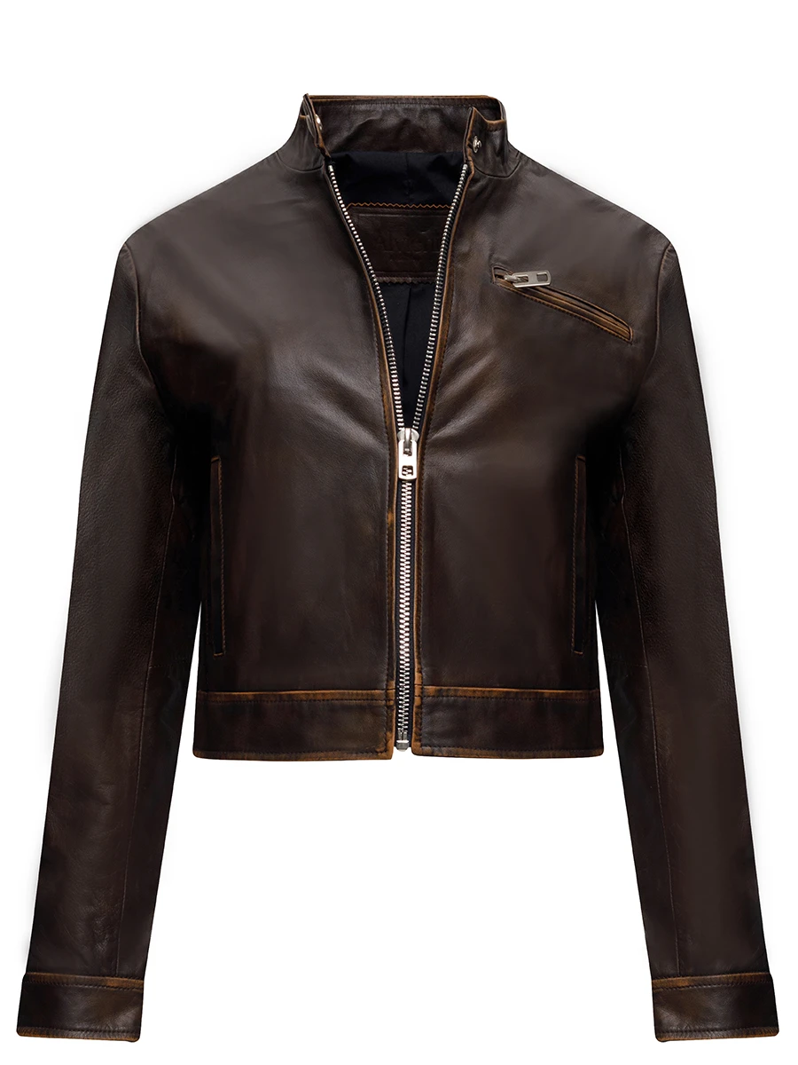 Куртка кожаная