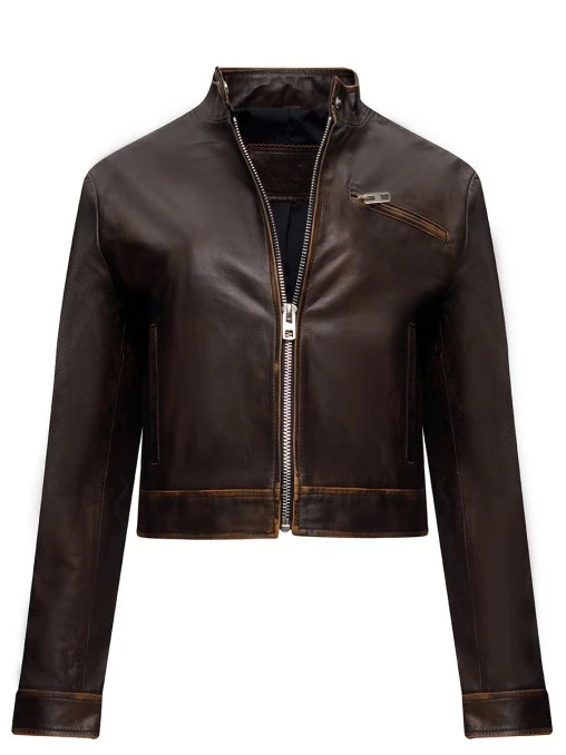 Куртка кожаная ALVICHI