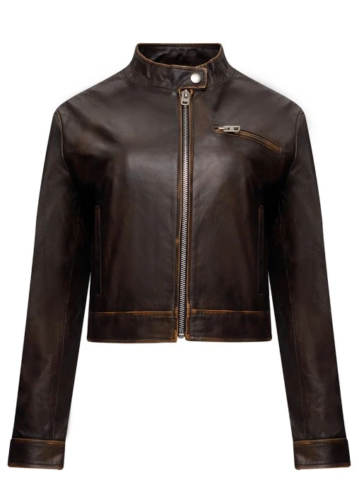 Куртка кожаная ALVICHI