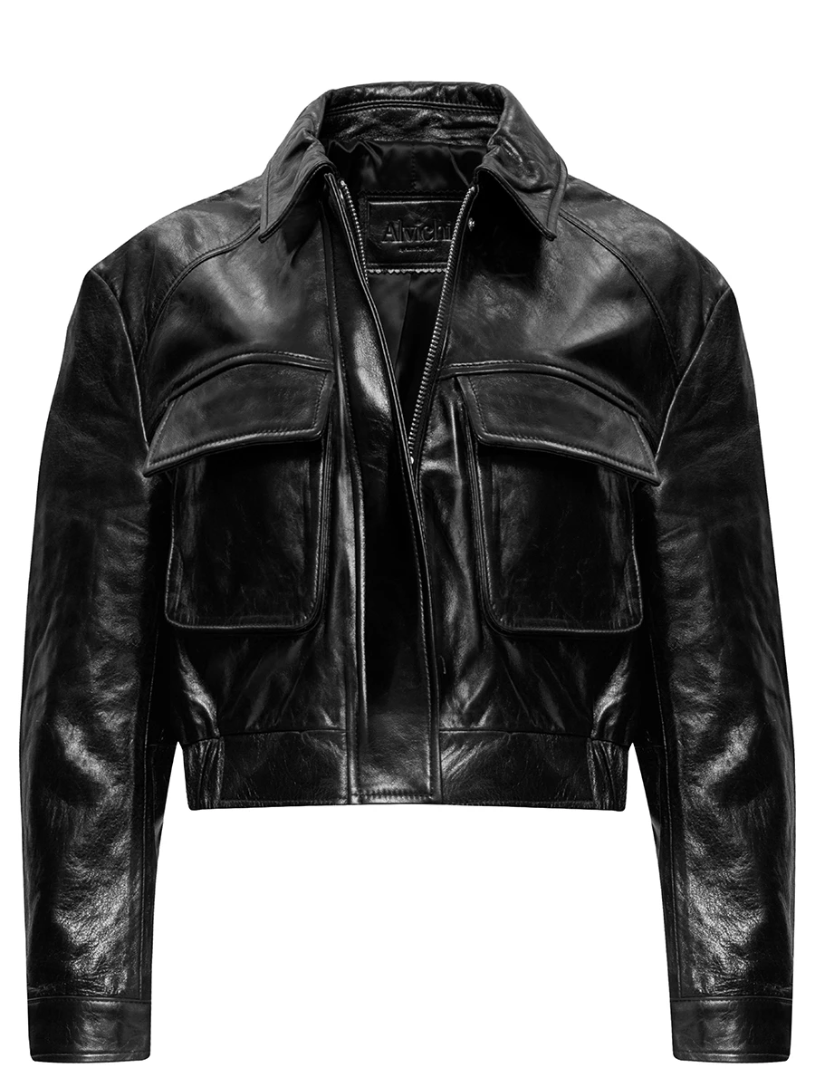 Куртка кожаная