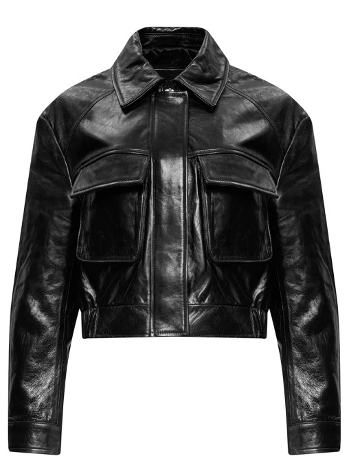 Куртка кожаная ALVICHI