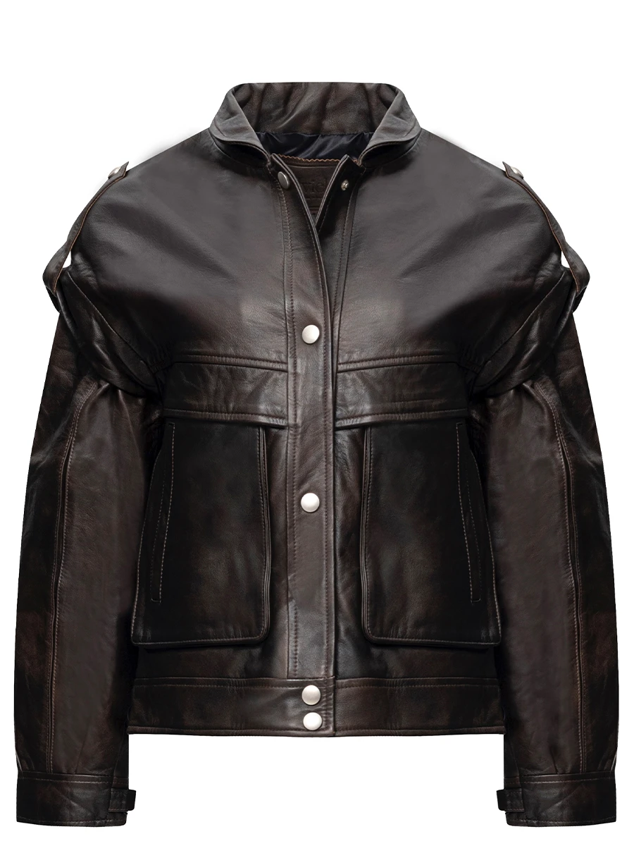 Куртка кожаная