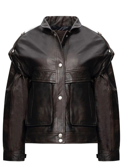 Куртка кожаная ALVICHI