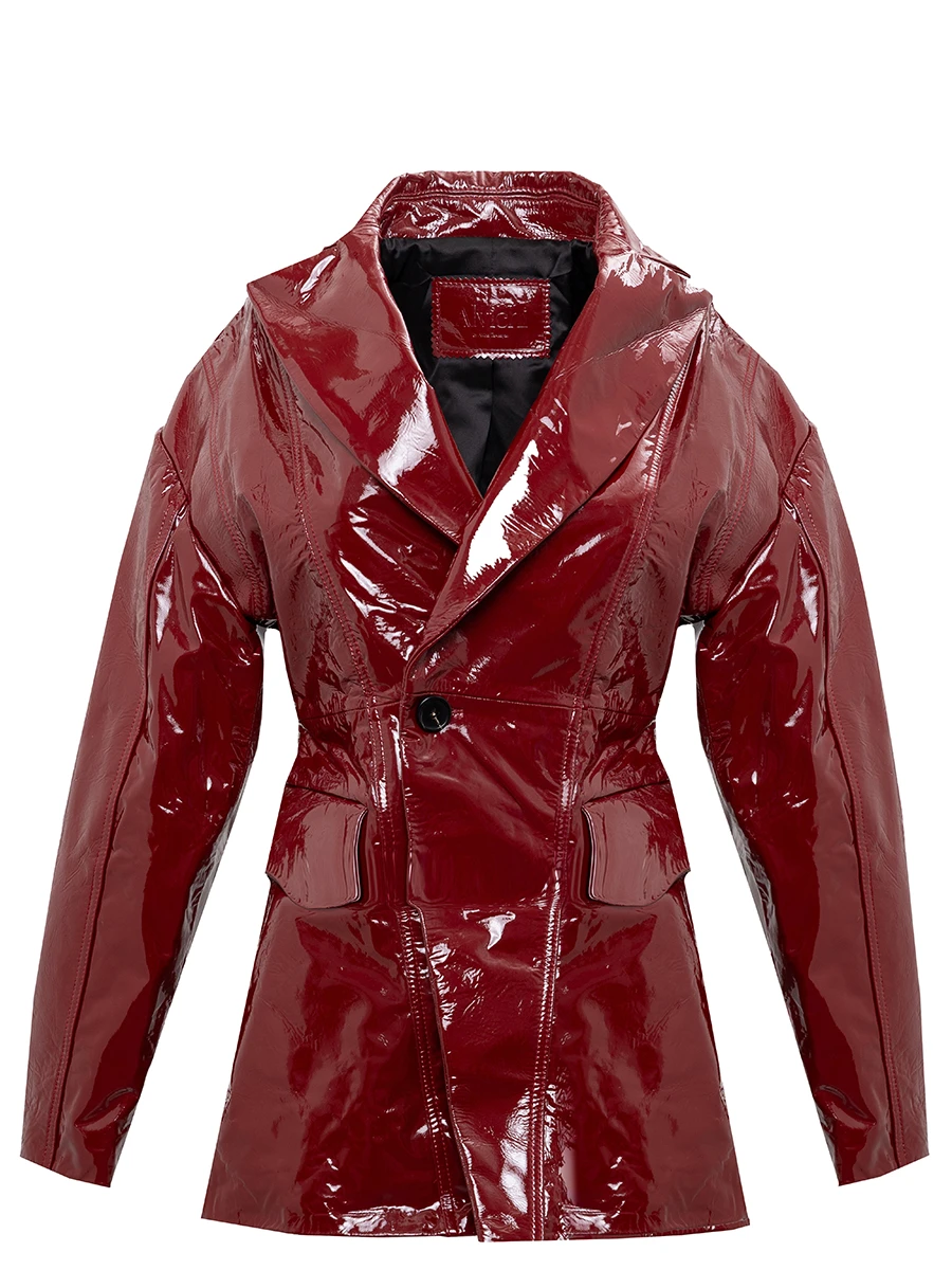 Пиджак кожаный