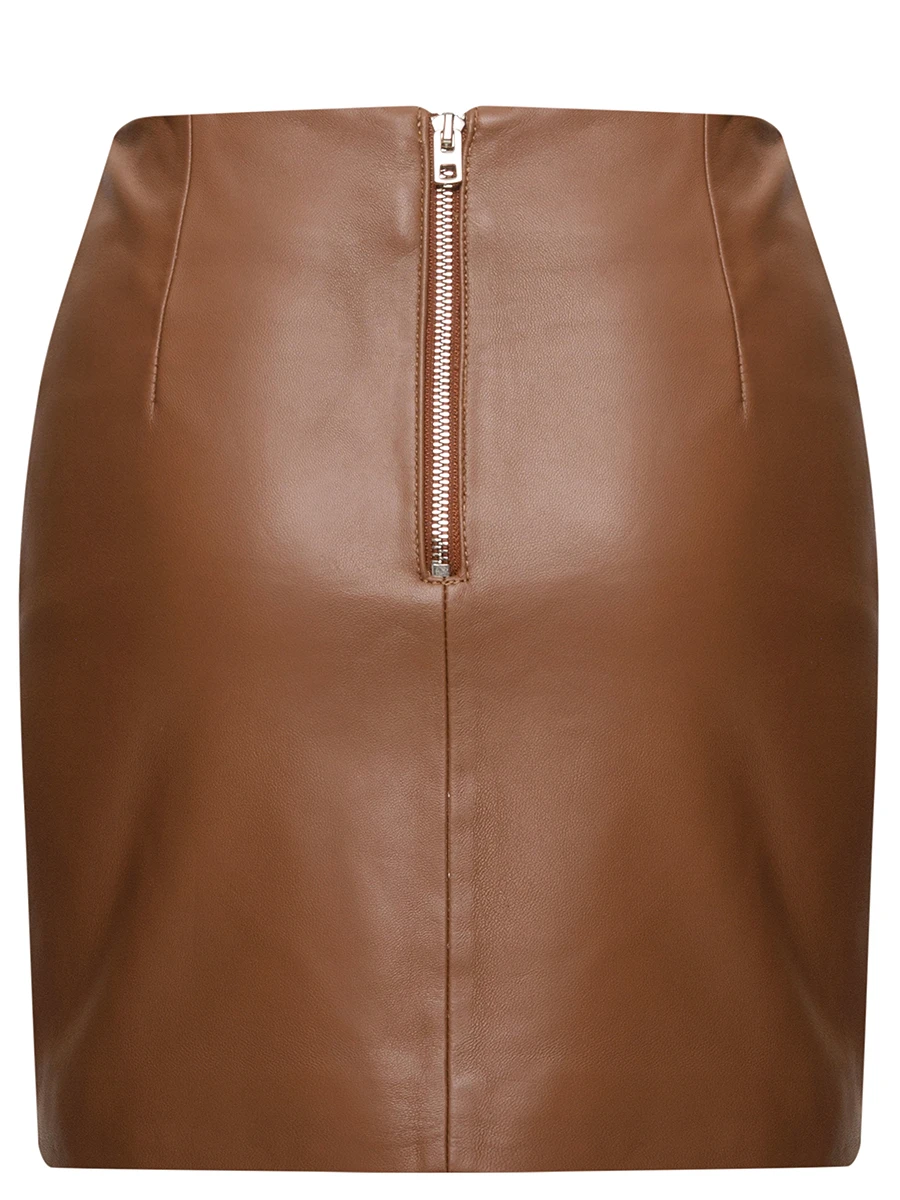 Юбка кожаная