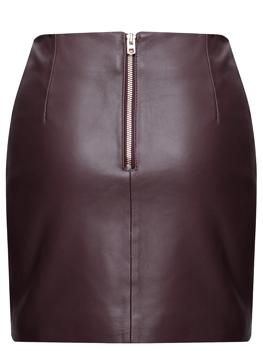 Юбка кожаная