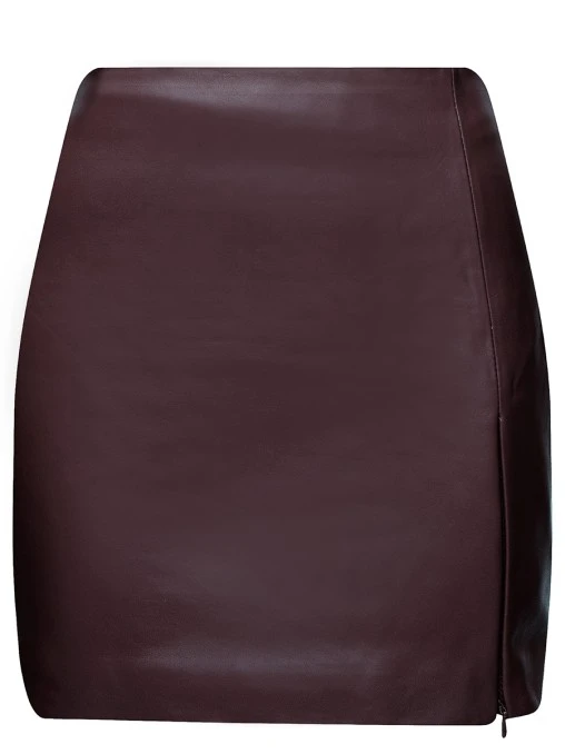 Юбка кожаная ALVICHI