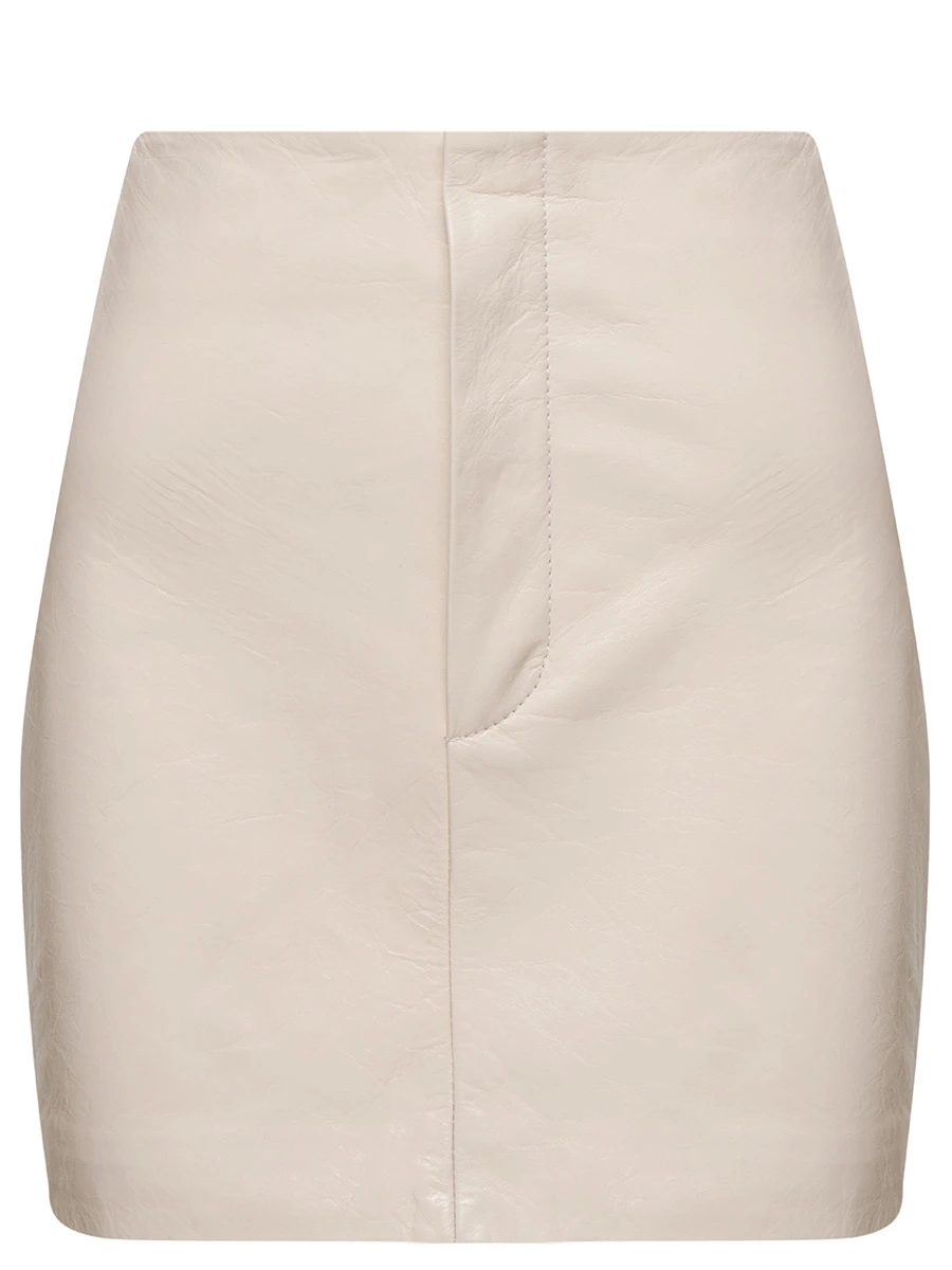 Юбка кожаная