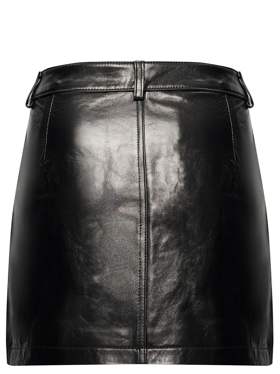 Юбка кожаная