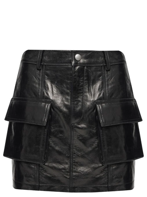 Юбка кожаная ALVICHI