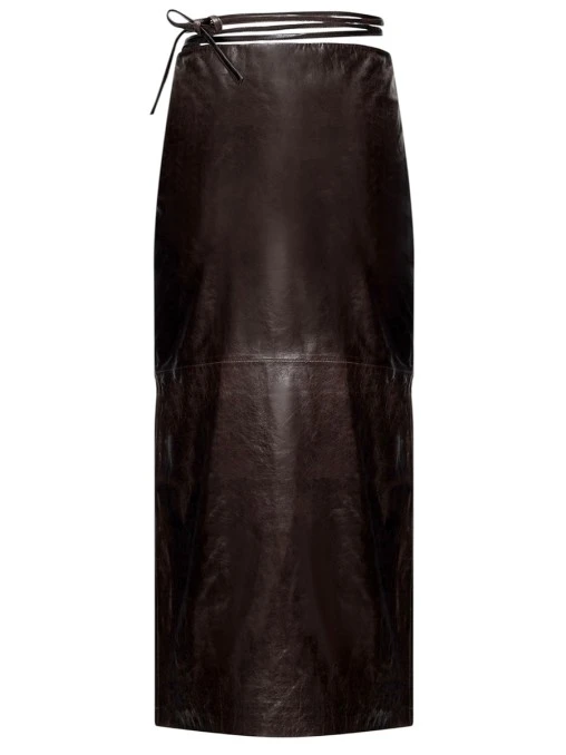 Юбка кожаная ALVICHI
