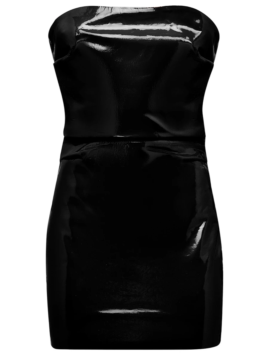 Платье кожаное