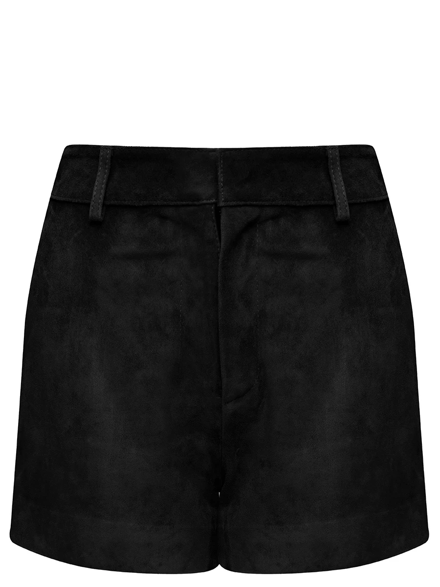 Шорты из замши