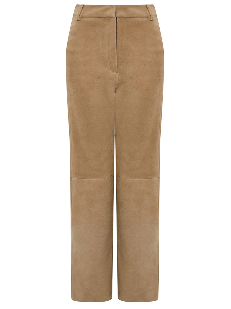 Брюки из замши