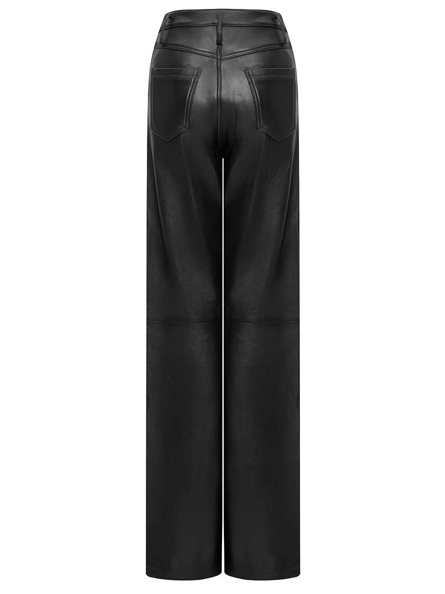 Брюки кожаные